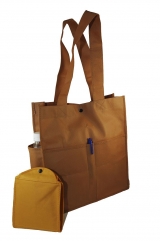 Unisex Foldable with 2 front, 2 side pockets + Pen Holder available Sling & Shoulder carry