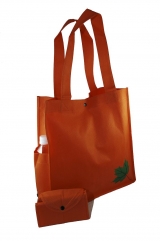 Unique Maple Leaf foldable bag with 2 side pockets