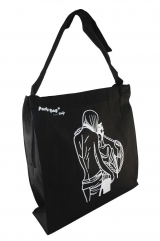 Screen Prints Limited Edition Sling Bag with full length zipper + pocket c/w base